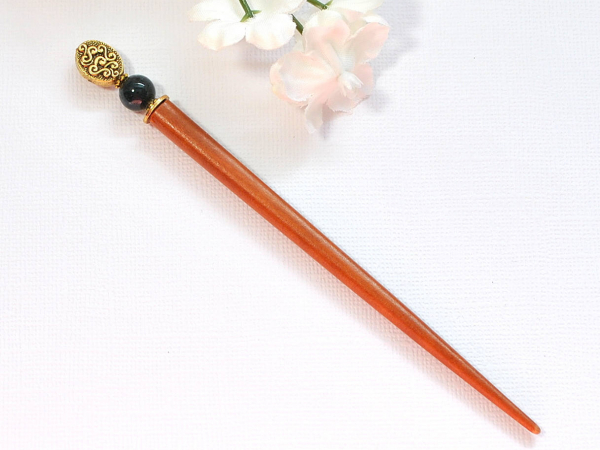 Small Wooden Hair Stick Chopstick, handmade by Purple Moon Designs