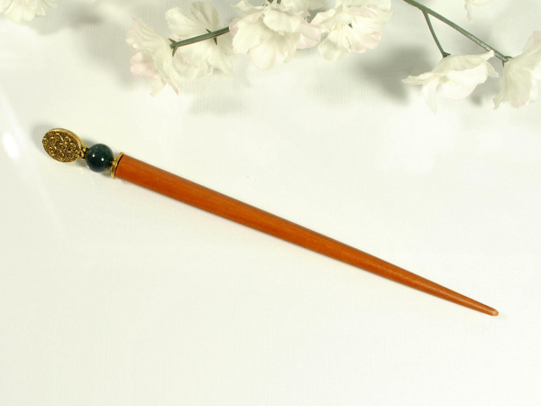 Small Wooden Hair Stick Chopstick, handmade by Purple Moon Designs