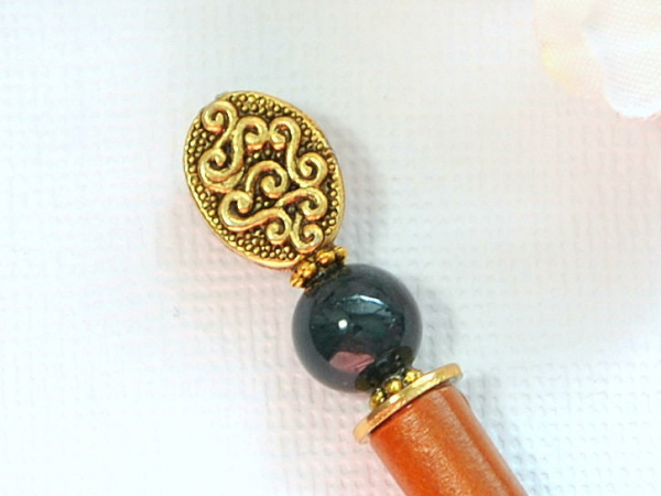 Small Wooden Hair Stick Chopstick, handmade by Purple Moon Designs Small Wooden Hair Stick Chopstick, handmade by Purple Moon Designs