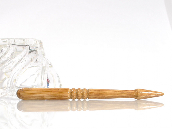 Oak Wood Hair Stick, handmade by Purple Moon Designs