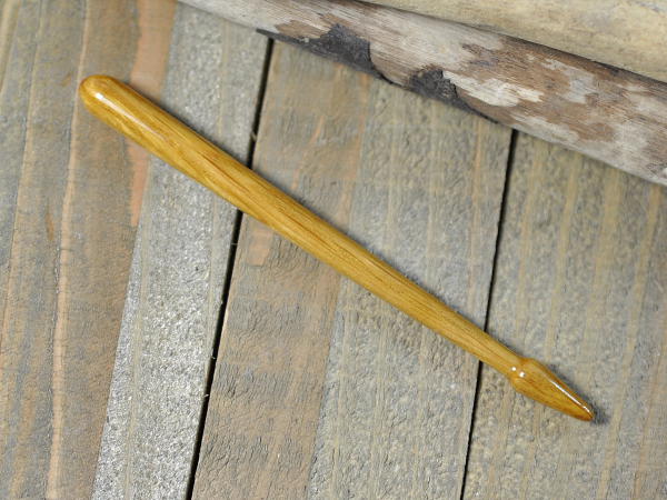 4.75 inch Oak Hair Stick, handmade by Purple Moon Designs