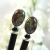 Dragons Blood Jasper Hair Sticks for Messy Bun, handmade by Purple Moon Designs