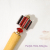 Small Red and Black Hair Stick, handmade by Purple Moon Designs