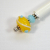 Yellow Hair Stick Pin, handmade by Purple Moon Designs