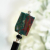 Green and Red Gemstone Hair Stick, handmade by Purple Moon Designs