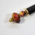 Orange and Yellow Jasper Hair Stick, handmade by Purple Moon Designs