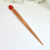 Red Minimalist Hair Pin, handmade by Purple Moon Designs Red Minimalist Hair Pin, handmade by Purple Moon Designs