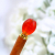Red Minimalist Hair Pin, handmade by Purple Moon Designs Red Minimalist Hair Pin, handmade by Purple Moon Designs