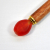 Red Minimalist Hair Pin, handmade by Purple Moon Designs