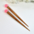 Pair of Pink Hairsticks, handmade by Purple Moon Designs