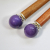 Simple Purple Hair Sticks, handmade by Purple Moon Designs Simple Purple Hair Sticks, handmade by Purple Moon Designs