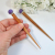 Simple Purple Hair Sticks, handmade by Purple Moon Designs Simple Purple Hair Sticks, handmade by Purple Moon Designs