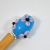 Blue Flower Hair Stick Bun Pin, handmade by Purple Moon Designs