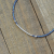 Blue and Silver Bar Anklet, 9.5 inch, handmade by Purple Moon Designs Blue and Silver Bar Anklet, 9.5 inch, handmade by Purple Moon Designs