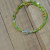 Green Boho Beach Bum Anklet, handmade by Purple Moon Designs Green Boho Beach Bum Anklet, handmade by Purple Moon Designs