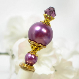 Pretty Pink Hair Stick, handmade by Purple Moon Designs Pretty Pink Hair Stick, handmade by Purple Moon Designs