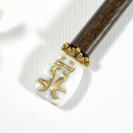 Messy Bun Hair Stick Pin, handmade by Purple Moon Designs