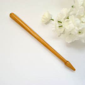 4.75 inch Oak Hair Stick, handmade by Purple Moon Designs