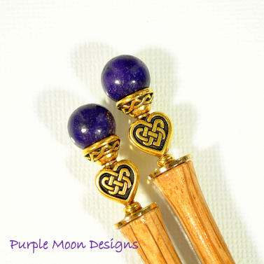 Celtic Heart Hair Sticks