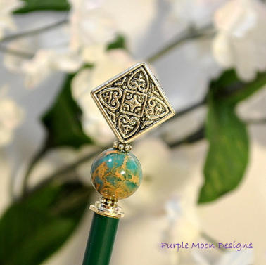 Earth Flower Hair Stick 