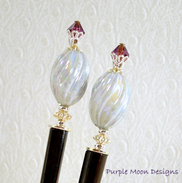 Iridescent Hair Sticks