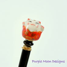 lucky_cat_hair_stick_handmade_by_purple_moon_designs.jpg