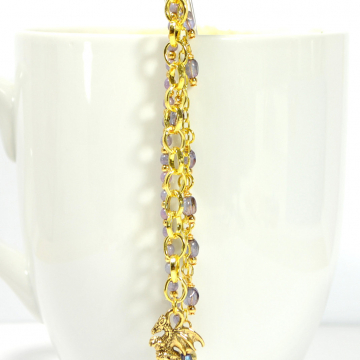 Dragon Hair Clip, 4 inch Geisha Hair Dangle with Your Choice of Snap Comb or U Pin