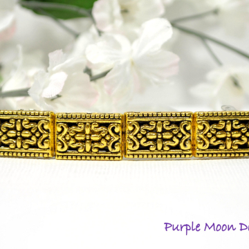 Gold Barrette, Victorian Hair Clip