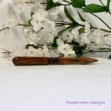 Hand Carved Hairstick, Wood Hair Stick, 5 inch Hair Chopstick - M15