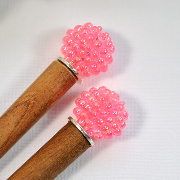 Pair of Pink Hairsticks, Hair Chopsticks - "Layla"