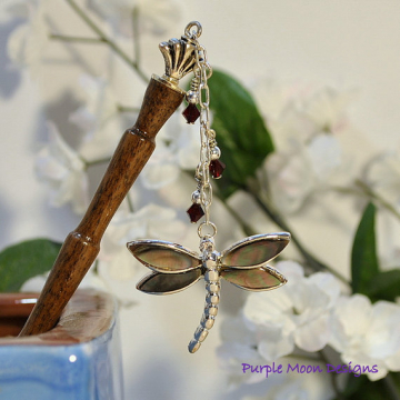 Dragonfly Charm Hair Stick